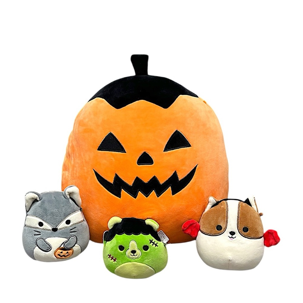 Squishmallows Halloween Pumpkin and Friends